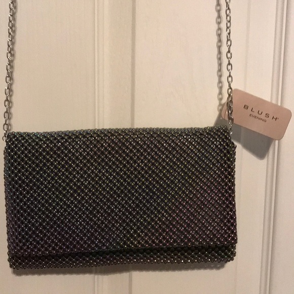 blush evening bag